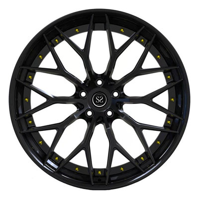 چرخ‌های آلومینیومی 19 اینچی مشکی 2 تکه برای رینگ‌های خودروی سواری BMW M2