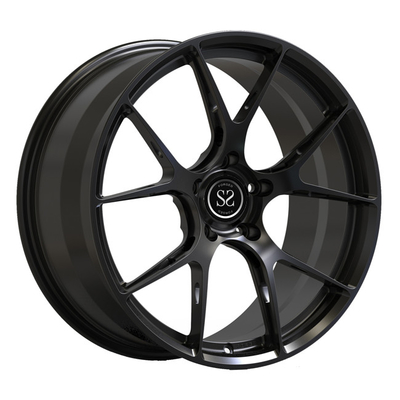 Black Spoke 1 PC Forged Wheels 19 inch staggered for audi S4 car luxury car