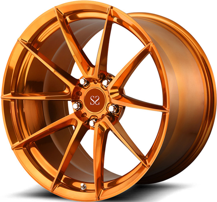 18 19 20 21 22 اینچ Landrover کشف چرخ های نارنجی 1-Pc جعل آلومینیوم آلیاژ A6061 T6 سبک چرخ های سفارشی