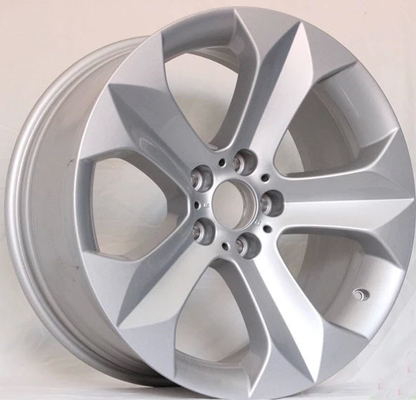 نقره ای نقره ای 19 اینچ چرخ های اندازه ای برای BMW X6 / مت سیاه سفارشی 20 جعلی آلیاژ چرخ چرخ دنده