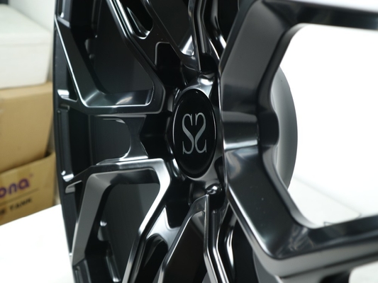 مونوبلاک سیاه مات چرخ های ماشین آلیاژی جعلی برای McLaren rs6