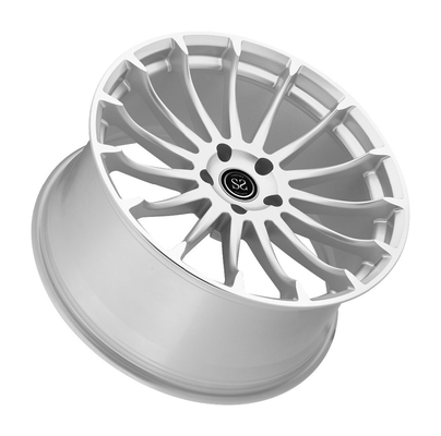 چرخ دنده های آستر با رنگ مشکی سیاه و سفید 17 اینچ برای رینگ های مخروطی 18 اینچ چرخ های ورزشی خودرو