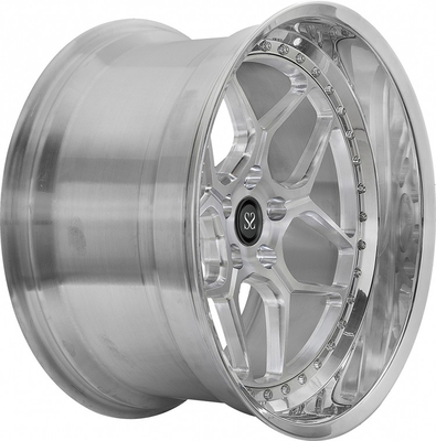 چرخ های فرفورژه Hyper Silver 2 Piece Forged Wheels 21 Inches Audi Rs6