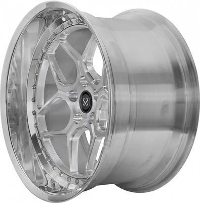 چرخ های فرفورژه Hyper Silver 2 Piece Forged Wheels 21 Inches Audi Rs6