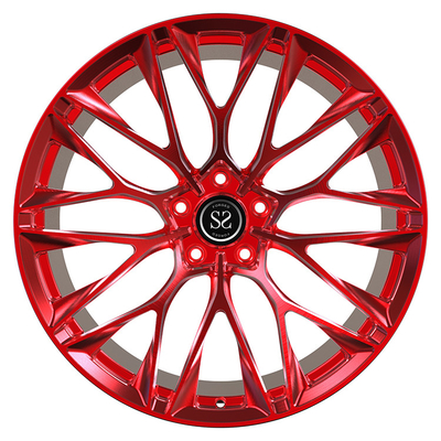 Candy Red 1 PC 5x112 Forged Wheels Staggered 19 20 Inch Fight to BMW M4