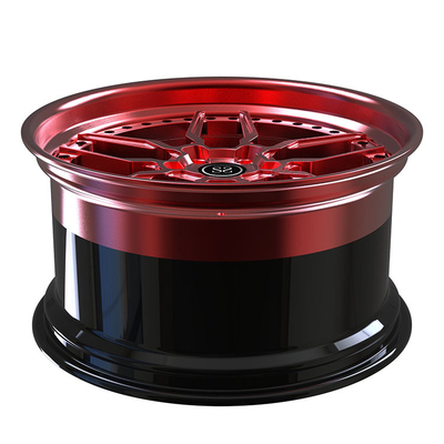 مات قرمز 2-PC 6061-T6 رینگ 5x114.3 20 21 اینچی مناسب برای نیسان GT500