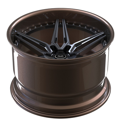 چرخ‌های 2 تکه خاکستری برنزی برای رینگ‌های ماشین آلیاژی 19 اینچی کامارو