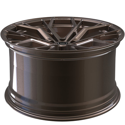 چرخ‌های فرفورژه 1 تکه برنز مات رینگ‌های سفارشی 22 اینچی برای Auid RS5 5x112