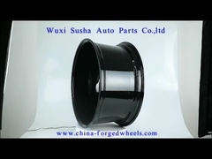 رینگ های آلیاژی ماشین اسپرت 21 سانتی متری 1 تکه چرخ های فورج شده تفنگ قفل مهره فلزی