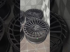 22x9.5 و 22x10.5 ریم های جفت شده سفارشی سیاه ساتن برای بنز GLS 63