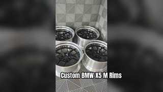 BMW X5 M F95 سفارشی 2-PC رینگ لب جلا و مشکی براق