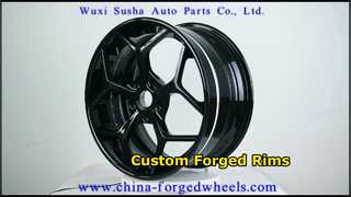 5-Y Spoke Gloss Black 3-PC Forged Rems 17 ~ 24 اینچ