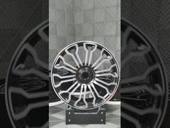 Porsche Replica 1-PC Forged Rims Face Cutting Black