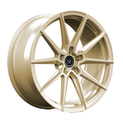 Monoblock 1 PC Forged Wheels 20 inch 20x10.5 Brushed Gold For BMW M5 Luxury