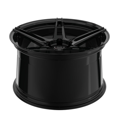 رینگ های فرفورژه 1 تکه چرخ برای موستانگ GT 19 اینچی Concave Hyper Black