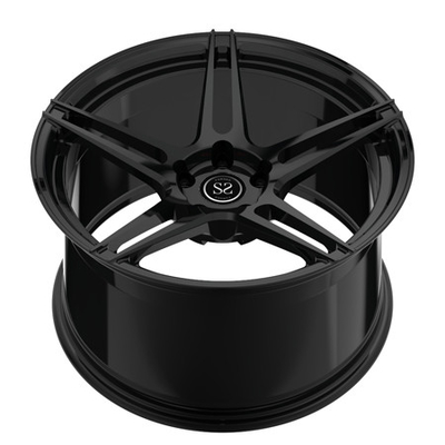 رینگ های فرفورژه 1 تکه چرخ برای موستانگ GT 19 اینچی Concave Hyper Black