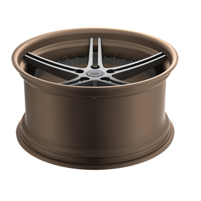چرخ‌های فورج 2 تکه برای رینگ‌های سفارشی فورد موستانگ 20 اینچی عمیق مقعر برنز