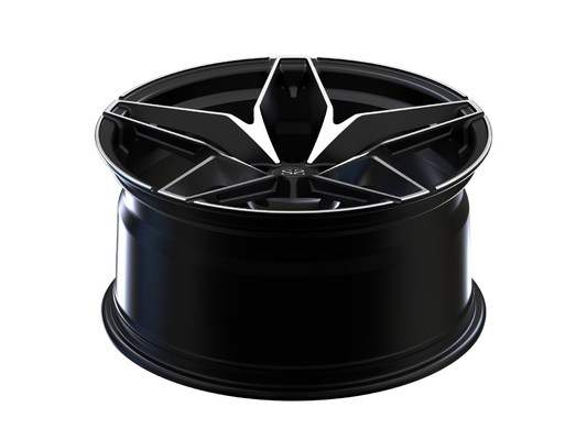 رینگ چرخ های فورج 1 تکه برای دستگاه مشکی آلفا رومئو 21 اینچی
