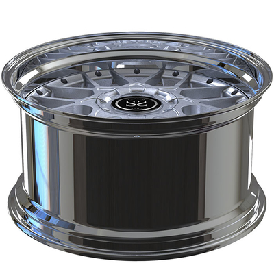 OEM Super Concave 2-Pece Forfed Wheels Elegant Shiny Finish 5x114.3