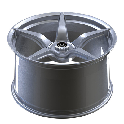 ساتن نقره ای 1 تکه چرخ فورج رینگ های مونوبلوک 21 اینچی 5x114.3 مناسب برای فراری F12