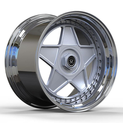 الگوی پیچ رینگ های آلیاژی آلومینیومی 2PC 5x108 سفارشی 22x9 و 22x10 برای جگوار F-Type