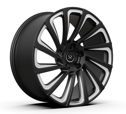 رینگ های مونوبلوک فورجی 23 اینچی 23 X 11 رینگ های مات مشکی آسیاب شده مرسدس بنز کلاس G