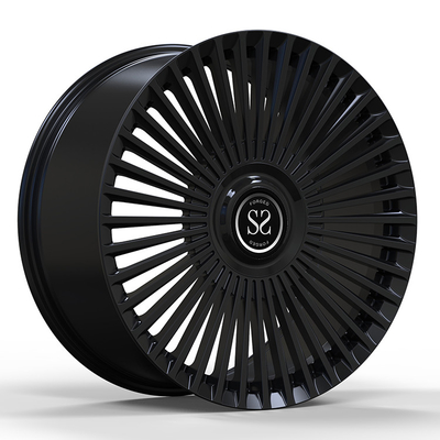 رولز-رویس Wraith 2015 Gloss Black 23x11 سفارشی تقلب شده 1-PC ریم های آلومینیومی آلیاژ با Cps مسطح