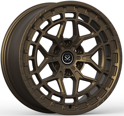 22x10 6x139.7 برنز سفارشی 1-PC چرخ های آلیاژ آلومینیوم جعل شده برای کادیلاک Escalade