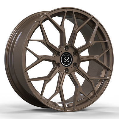 22x9.5 6-139.7 برنز ساتین سفارشی 1-PC حلق های جعل شده