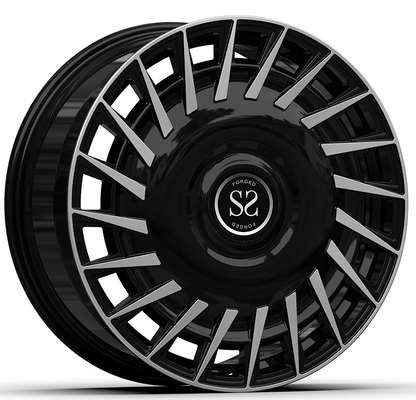 6x139.7 22x9.5 سفارشی 1-PC Rim سیاه صورت ماشین برای لکسوس 600
