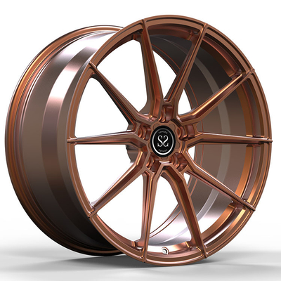 پورشه مکان برنز 22x10 و 10.5 ریم های تقلبی سفارشی 1PC
