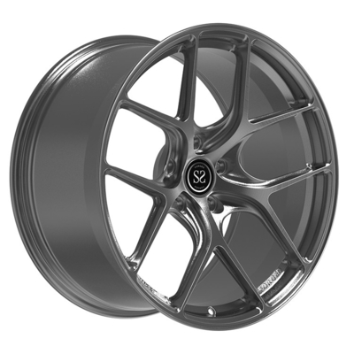 20x9.0 ET19/5x112/66.6 سفارشی 1 قطعه دوار اسلحه فلزی خاکستری برای CLS AMG