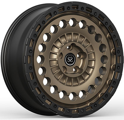 تیوتا لند کروزر 200 قفل گره ای سفارشی 20x8.5 برنز درخشان