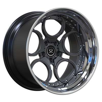 نیسان GTR Staggered 19 و 20 اینچ 5x114.3 پی سی دی سفارشی 2-پی سی ریم های آلیاژ جعل شده