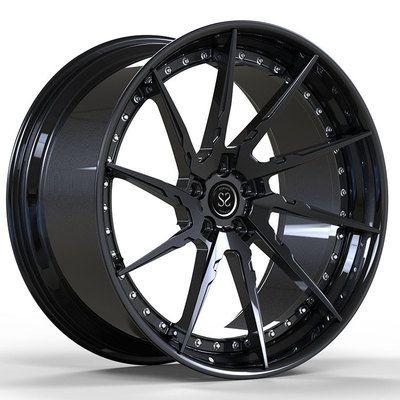 لامبورگيني سفارشي 20 اينچ 2 قطعه لبه بزرگ چرخ تقلبي 5x120