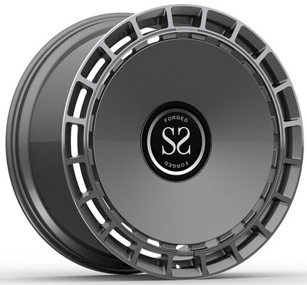 رنج روور L320 مدل 2008 خاکستری ساتن چرخ‌های سفارشی یک تکه فورج شده 20x10.5