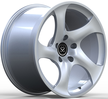20x9 و 20x10 نقره درخشنده 1 قطعه چرخ های جعل شده برای پورشه مکان S 2017-2022