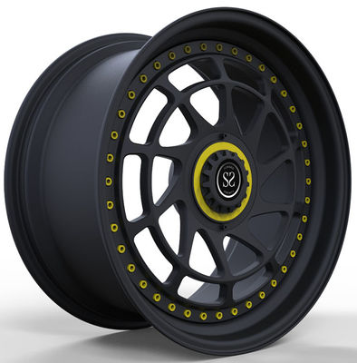 رینگ‌های سفارشی فورج شده ۲ تکه با قفل مرکزی ۲۱ و ۲۲ اینچی برای پورشه ۹۱۱ GT3 RS