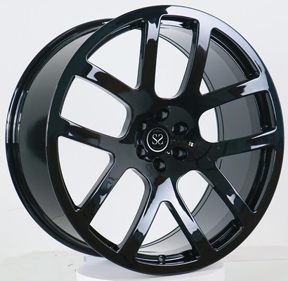 تویوتا LC300 چرخ های تخته شده سفارشی سیاه 18x9 ET+25 PCD 6x139.7 CB 95.1