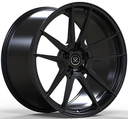 دوبل 5 پره ساتن مشکی فورج چرخ 20X10.5 5X112 PCD متناسب با Auid RS3