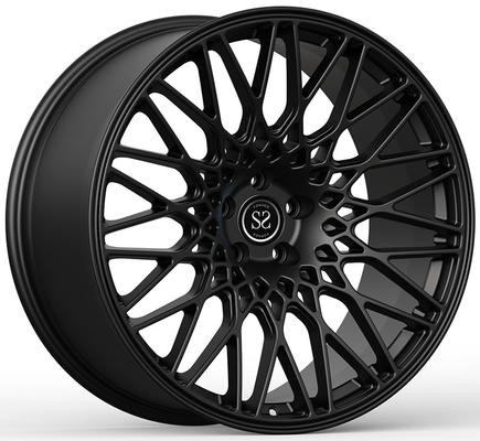 21x10ET15/21x11ET20/5x112/66.6 رینگ‌های فورج‌کاری شده مشکی ساتن برای BMW M5 F90