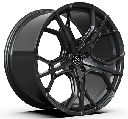 21x9 ET23/21x10.5ET38/5x112/66.6 چرخ های سیاه تراشیده برای 2018 BMW G31 520D Touring
