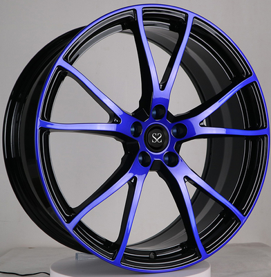 تسلا مدل 3  گاس مشکی و آبی چهره 20x9.0 و 20x10 رینگ های فورج شده 1 تکه