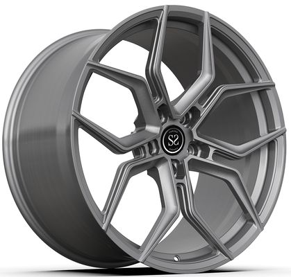 21x9.5ET46/21x11ET58 5x130/71.6 رینگ های خاکستری سفارشی 1-PC Forged برای PORSCHE CAYENNE