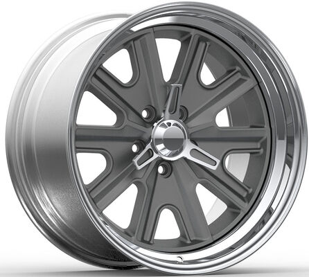 دیسک خاکستری 18x8.5 و 18x9.5 و چرخ های فورجی 3 کامپیوتری لبه جلا برای فورد موستانگ