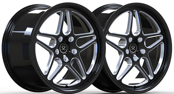 رینگ های مونوبلوک فورج شده Hyper Black Gloss Black 19x8.5