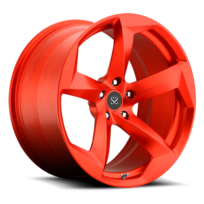 رینگ های آلیاژی قرمز 2 عیار سفارشی برای BWM X5 / Rim 22 