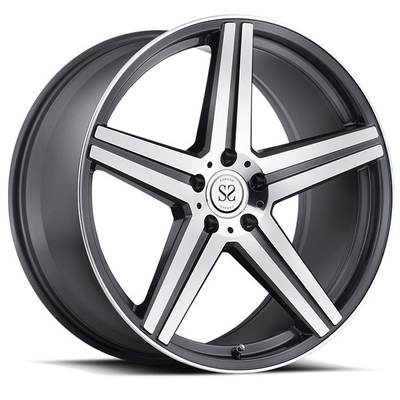 5 * 114.3 ماشین خاکستری صورت آداب و رسوم 1 قطعه جعلی لبه چرخ آلیاژ برای Lexus