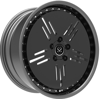 دیش عمیق ماشین فورج 2 تکه چرخ آلیاژ آلومینیوم فورج 5x130 برای بنز G63