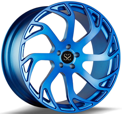 سفارشی آبی 20 چرخ فورج ساخته شده از آلیاژ آلومینیوم 6061-T6 برای فورد 5x108